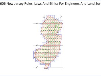 New Jersey Rules, Laws And Ethics For Engineers And Land Surveyors