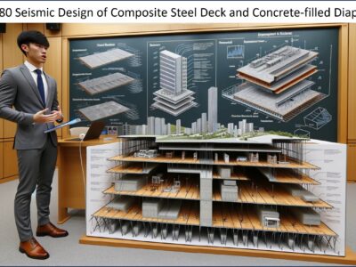 Seismic Design of Composite Steel Deck and Concrete-filled Diaphragms