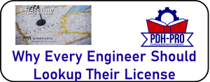 Why Every Engineer Should Lookup Their License
