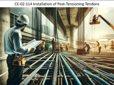 Installation of Post-Tensioning Tendons
