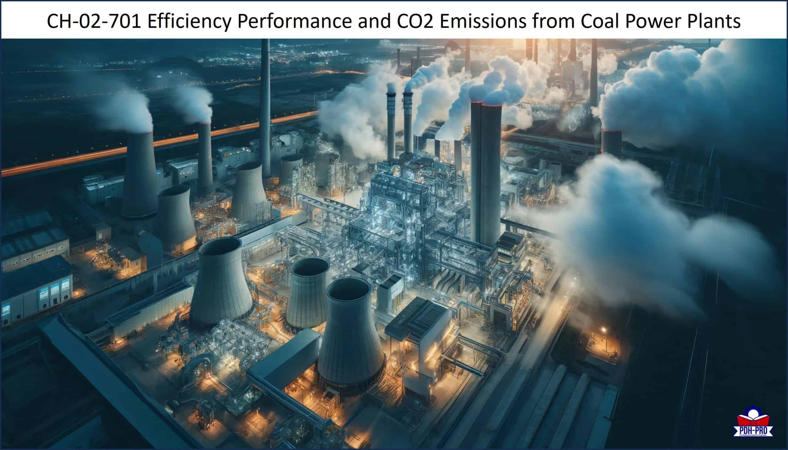 Efficiency Performance and CO2 Emissions from Coal Power Plants