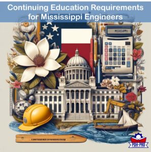 Continuing Education Requirements for Mississippi Engineers