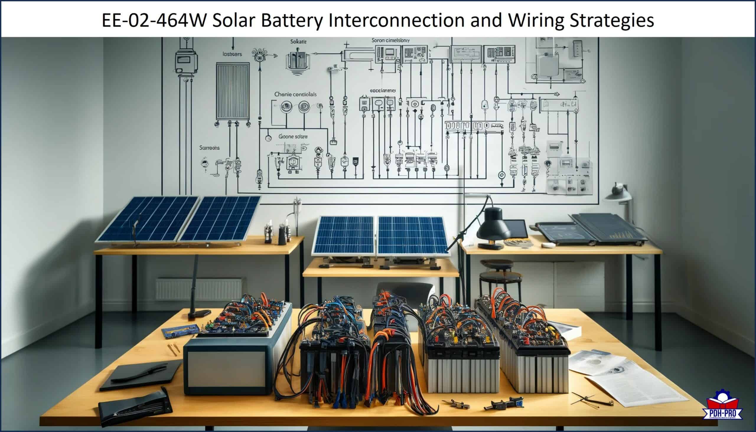 Solar Battery Interconnection and Wiring Strategies